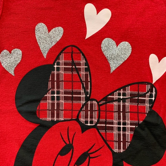 Disney Minnie Mouse Plaid Bow Shirt - Picture 5 of 8